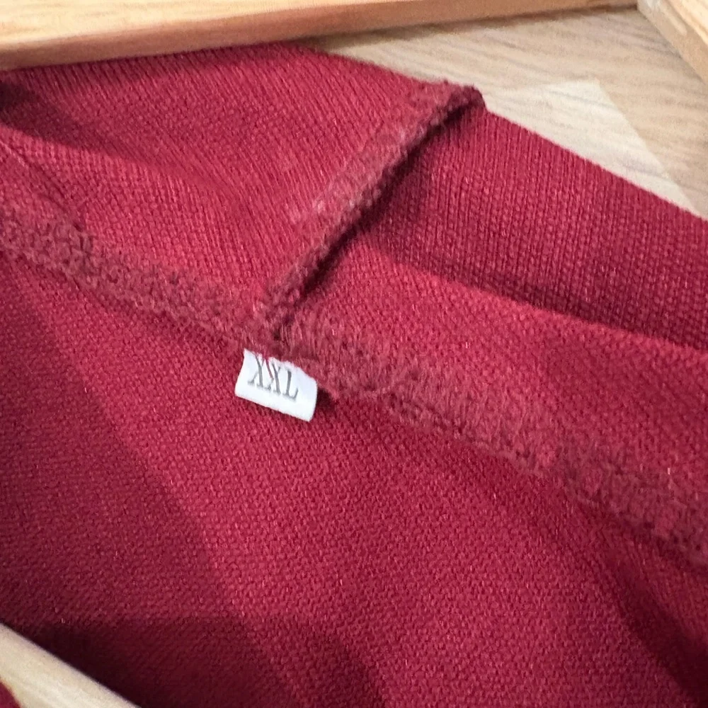 Women’s Red Hoodie Shirt XXL - Picture 6 of 7